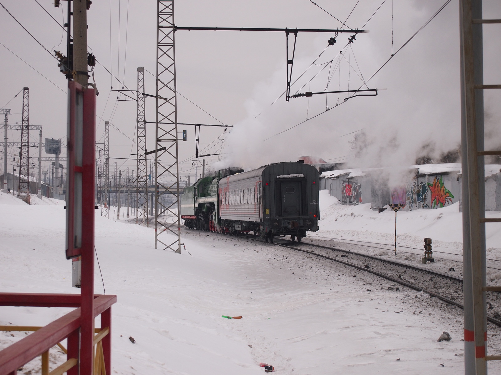 Паровоз П36 - Моё, Паровоз, Москва, Железная Дорога