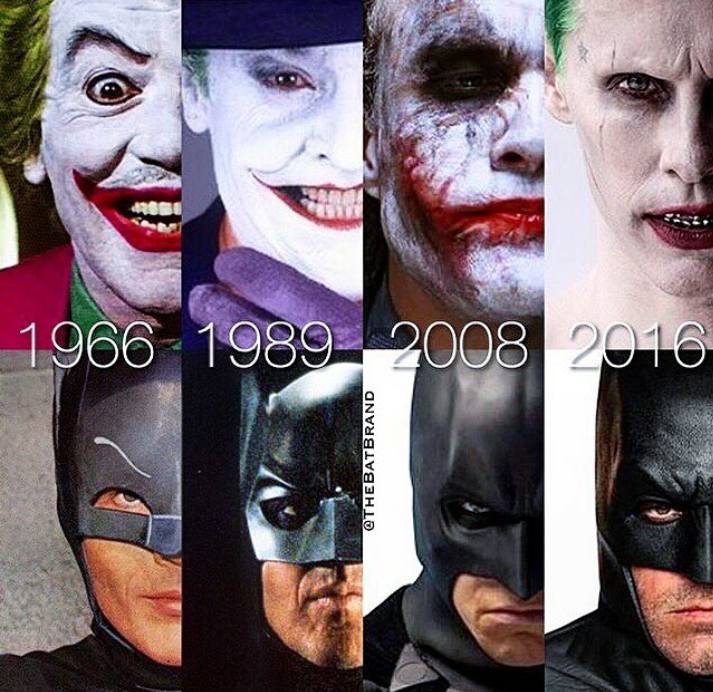 Every Batman has a Joker - Batman, Joker, Dc comics, Movies, The photo, Summer, Ben Affleck, Christian Bale