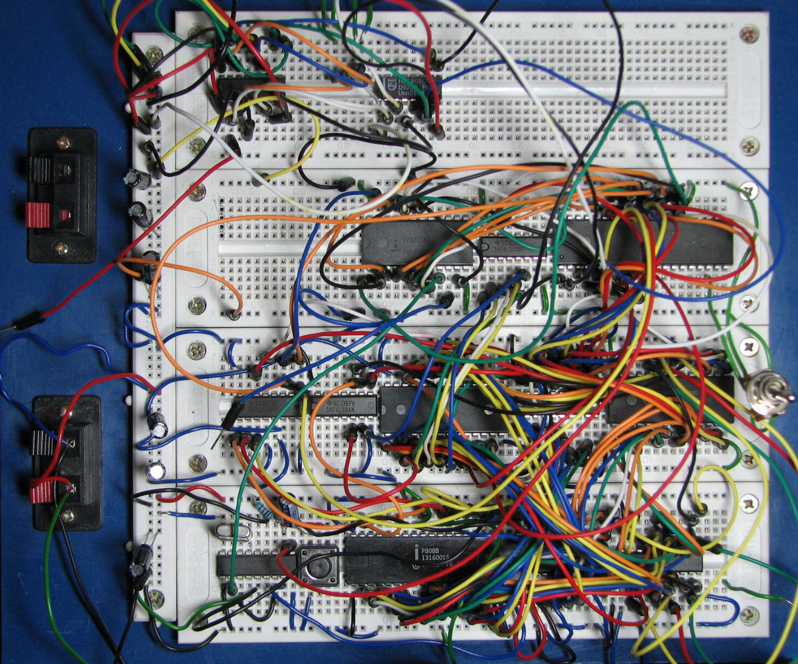 Assembled a circuit on a breadboard, expectation and reality - Expectation and reality, Breadboard, Scheme, Radio amateurs
