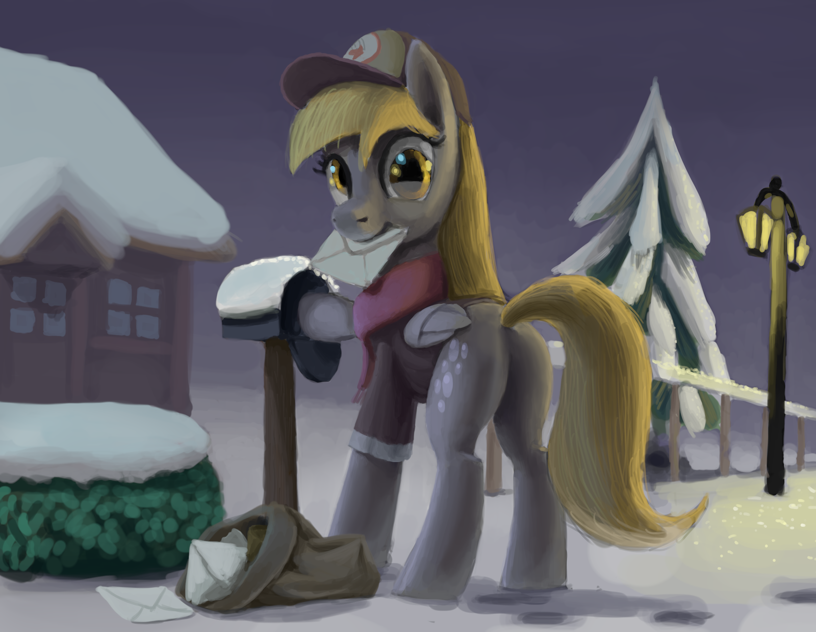 you have a letter - PonyArt, My little pony, Derpy hooves