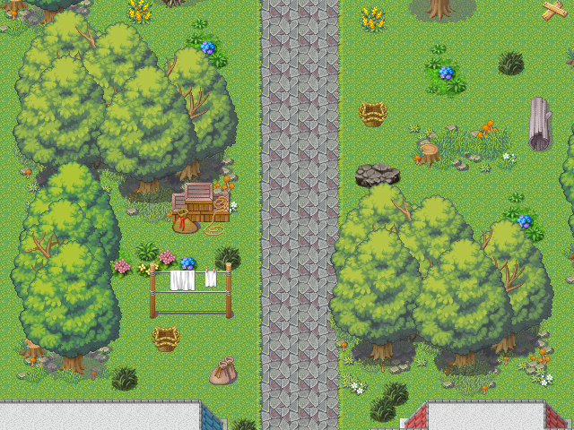 Eternity: A little about the location Searchers - My, Games, RPG, Gamedev, Clickteam Fusion, Forest, Pixel, Nature, RPG maker, Longpost