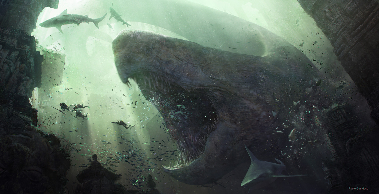 Underwater monster - Art, 