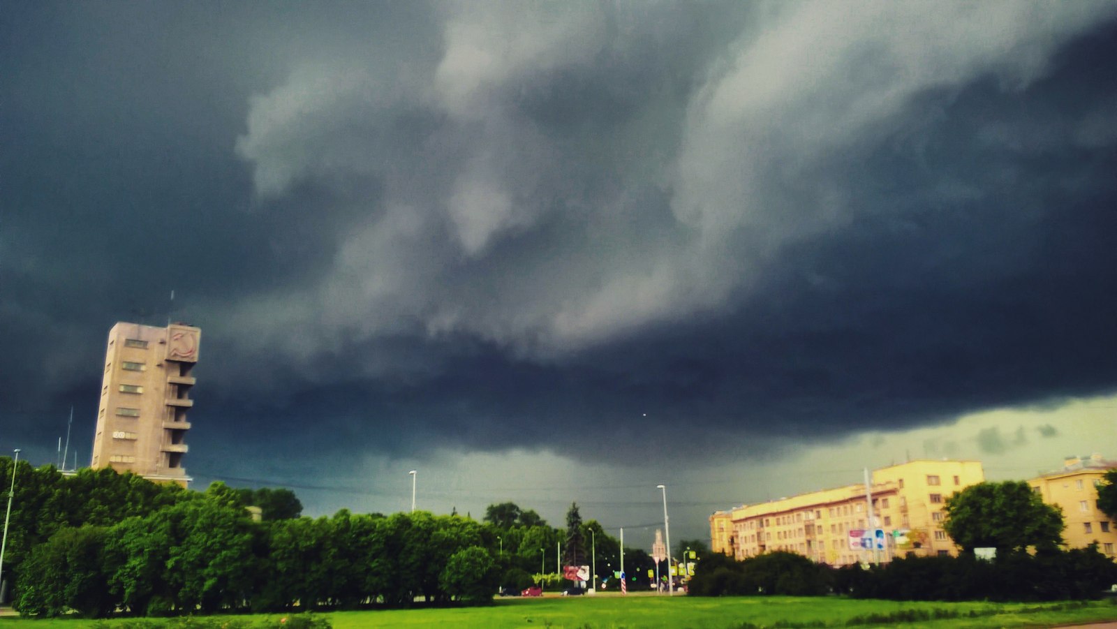 When the weather is really gloomy - My, The clouds, The photo