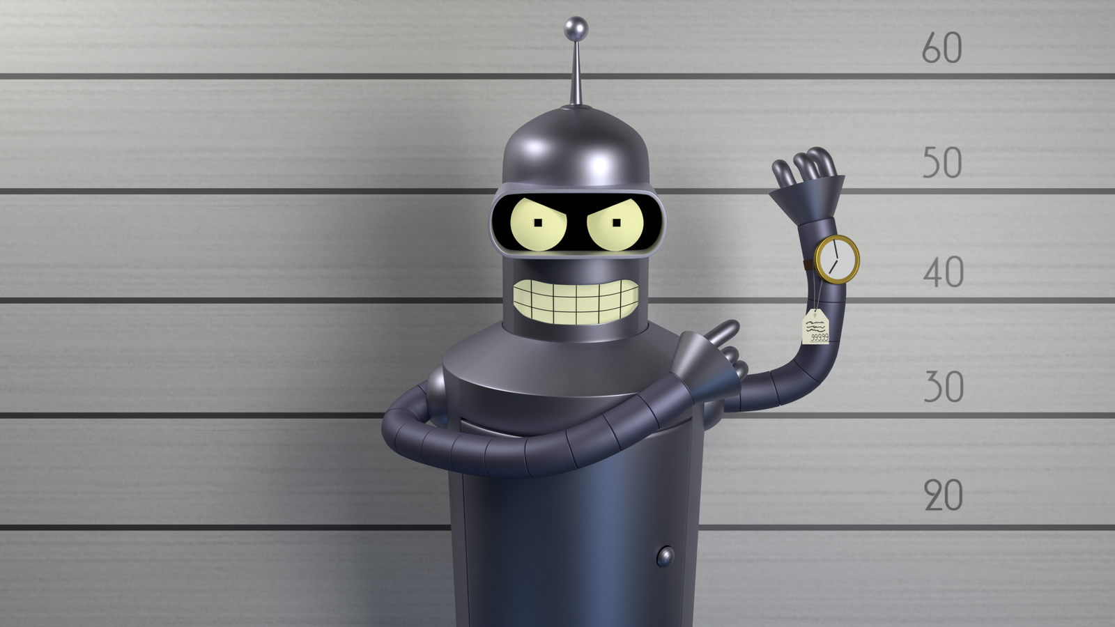 Kiss my shiny ass! - My, Blender, Bender, 3D blender, 3D, Picture with text, 