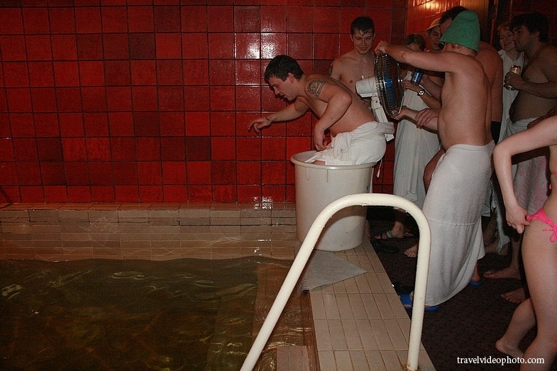 Russian bath theory and practice - NSFW, Bath, Sauna, Girls, Winter, Video, Longpost