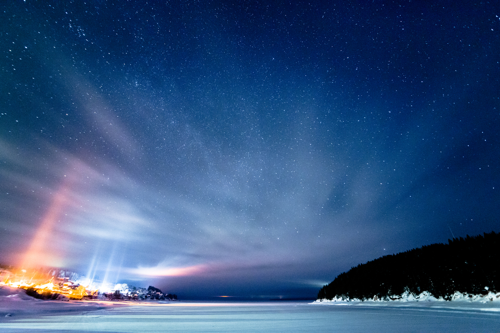 Perm region. - My, The photo, Sky, Landscape, Night, Excerpt, Permian