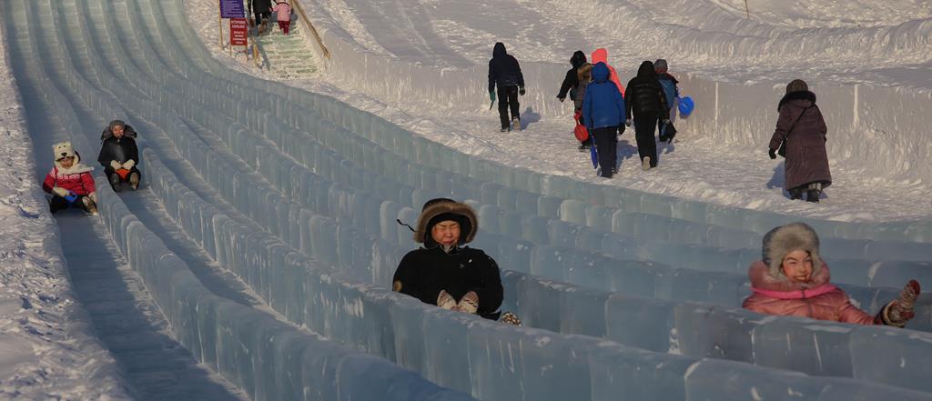 Ice Park in Yakutsk - Yakutia, Yakutsk, , The photo, Longpost