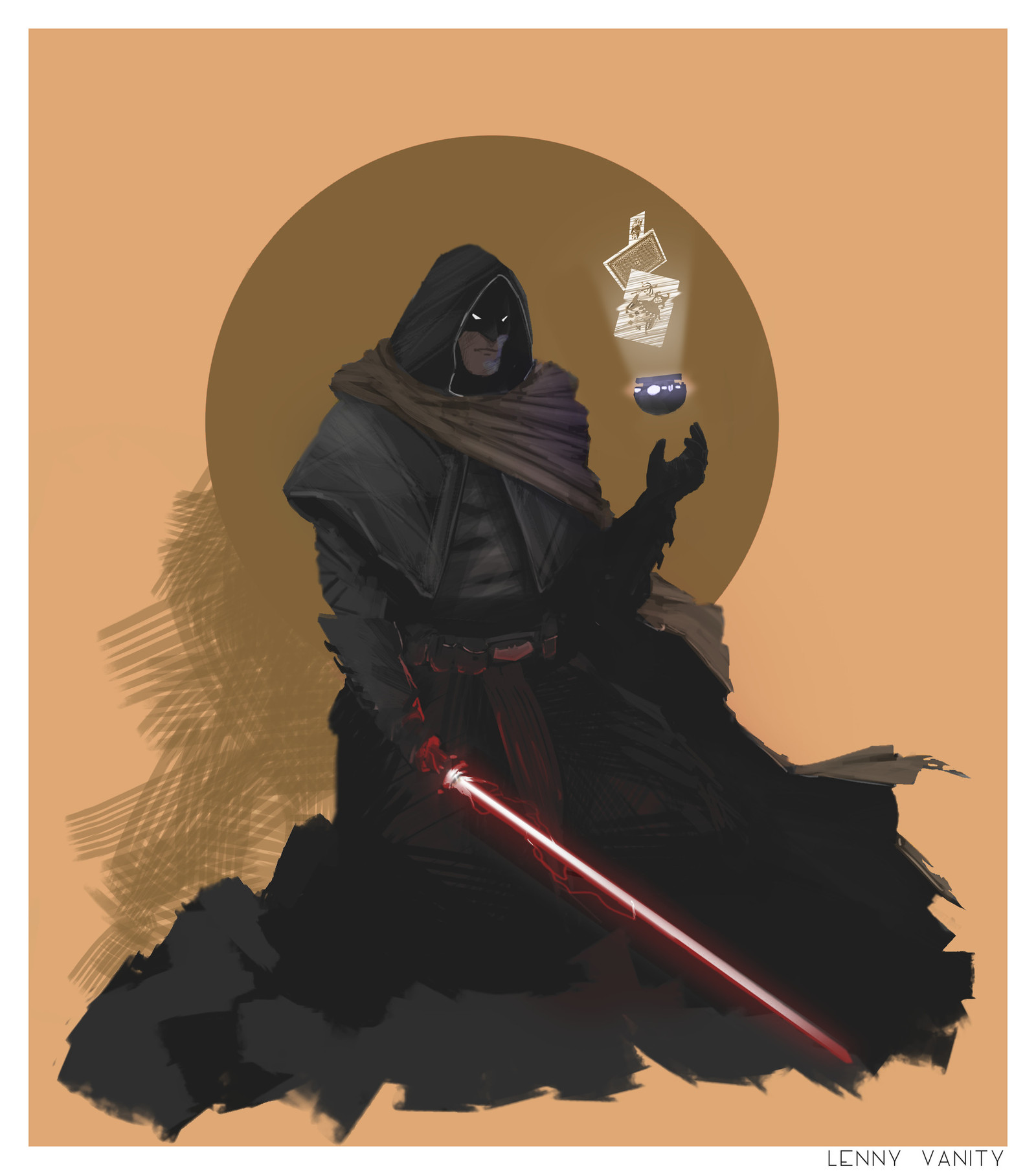 Batman Sith - Комиксы, Бэтмен, DC Comics, Star Wars, Арт