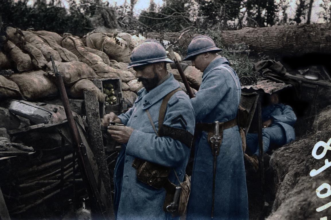 World War I in color [25 photos] - World War I, , The photo, , Longpost