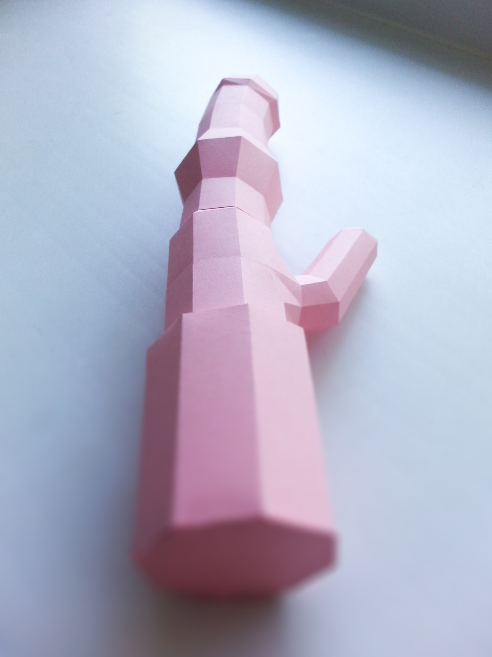 A great gift for a bosom friend or worst enemy - NSFW, My, , Dildo, Paper products, Papercraft, With your own hands, Longpost