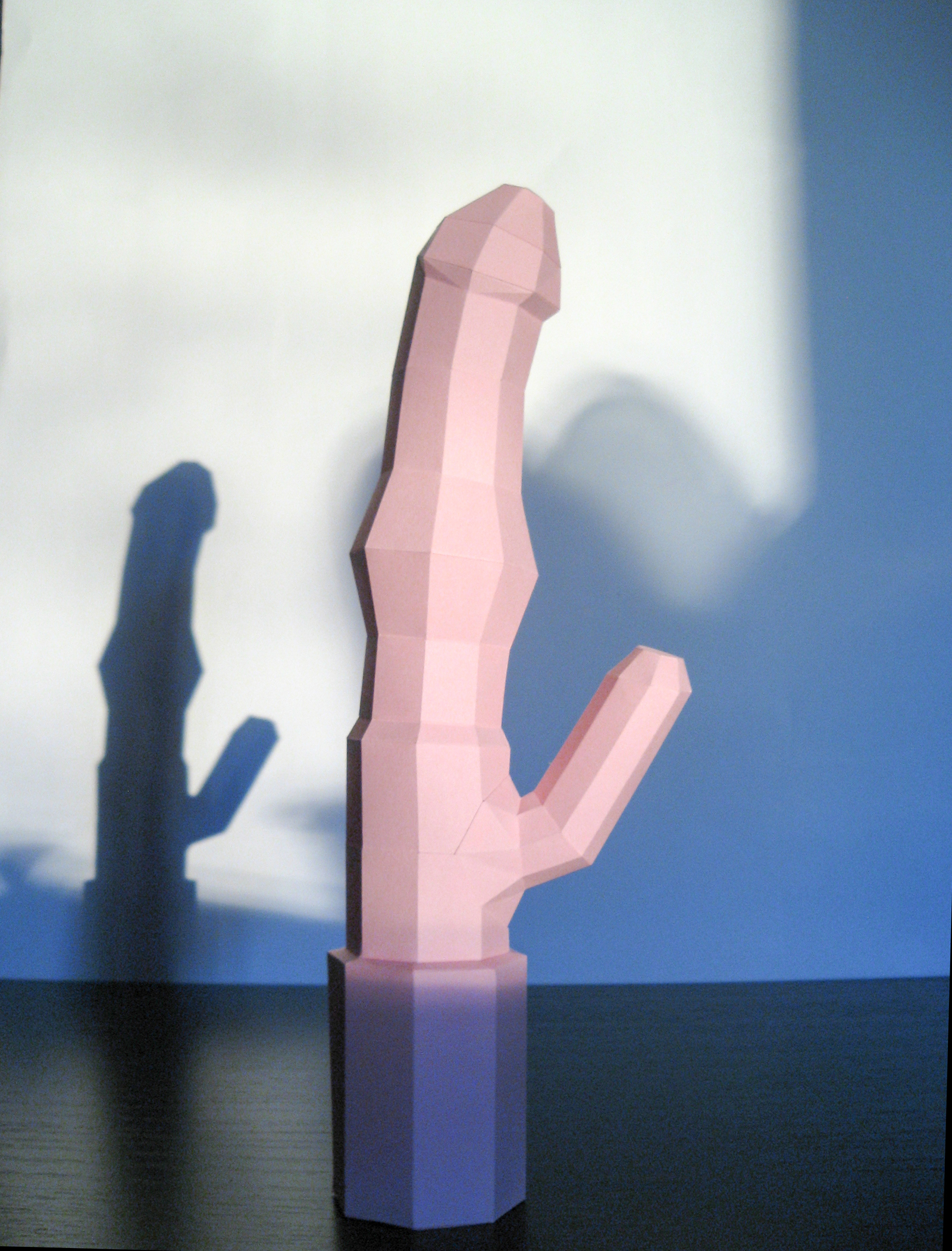 A great gift for a bosom friend or worst enemy - NSFW, My, , Dildo, Paper products, Papercraft, With your own hands, Longpost