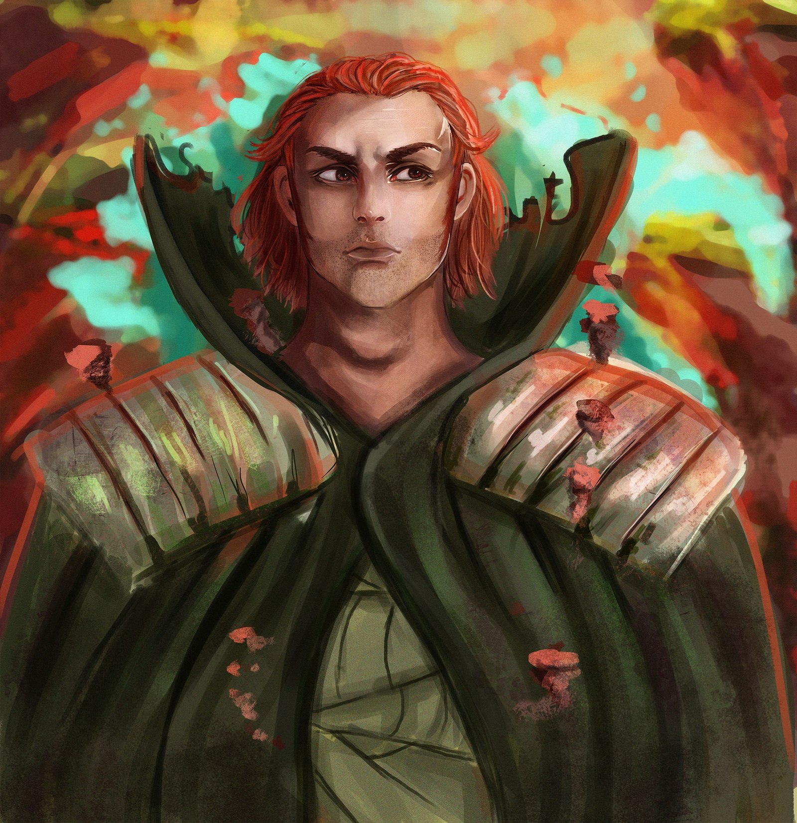 Gildarts by EvilSpirit - Painting, Digital drawing, Drawing, Photoshop, , Fairy Tail, Anime