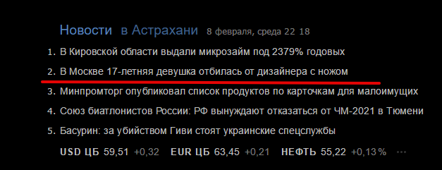 Ох уж эти дизайнеры... - Москва, Нож, Дизайнер, 17 лет, Девушки, Новости, Яндекс, Доллар спасибо что ниже 60