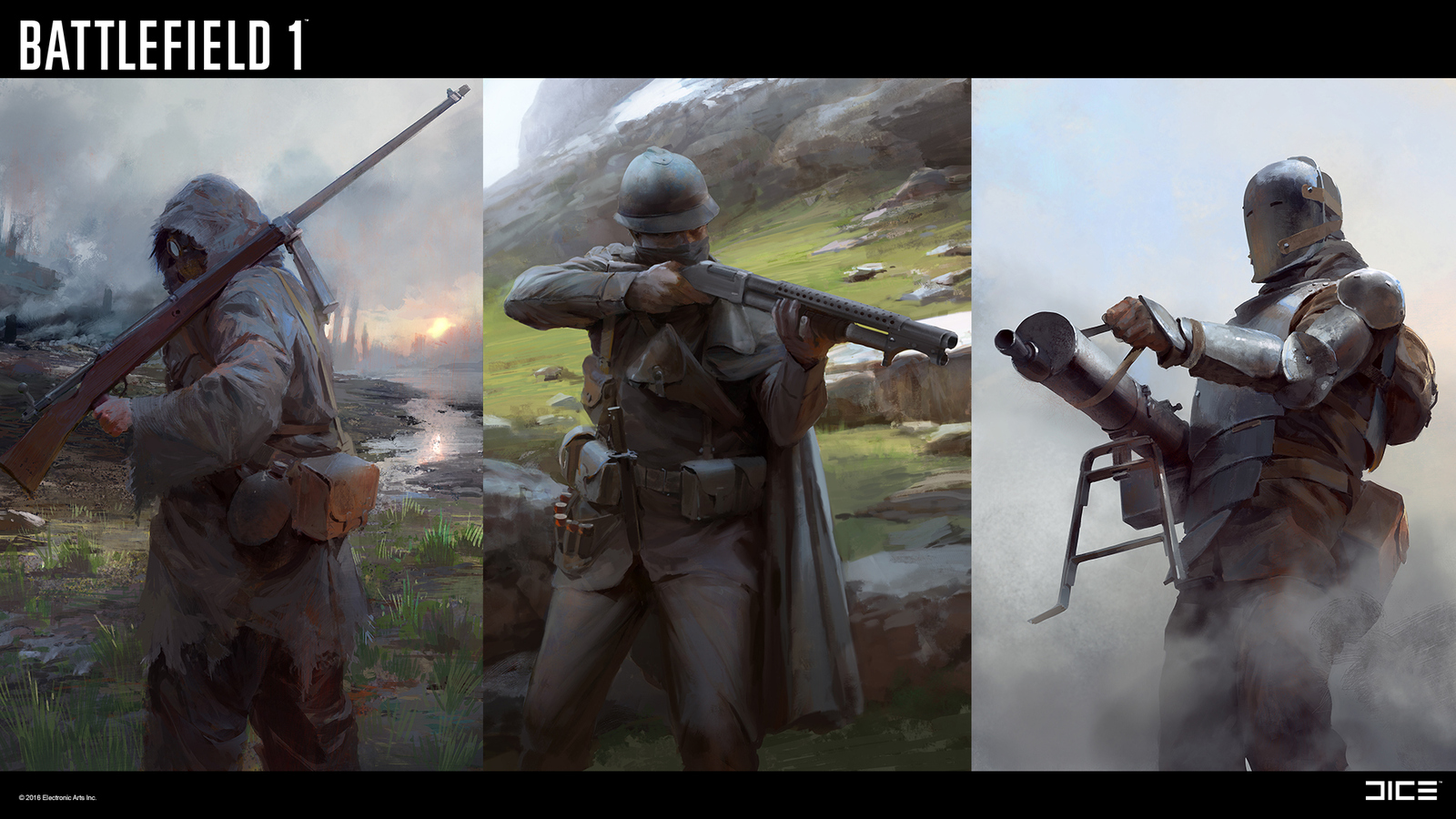 Battlefield 1 Concept Art - Battlefield 1, Концепт-Арт, Дизайн, Gamedev, Игры, Пыщь-Пыщь, Длиннопост