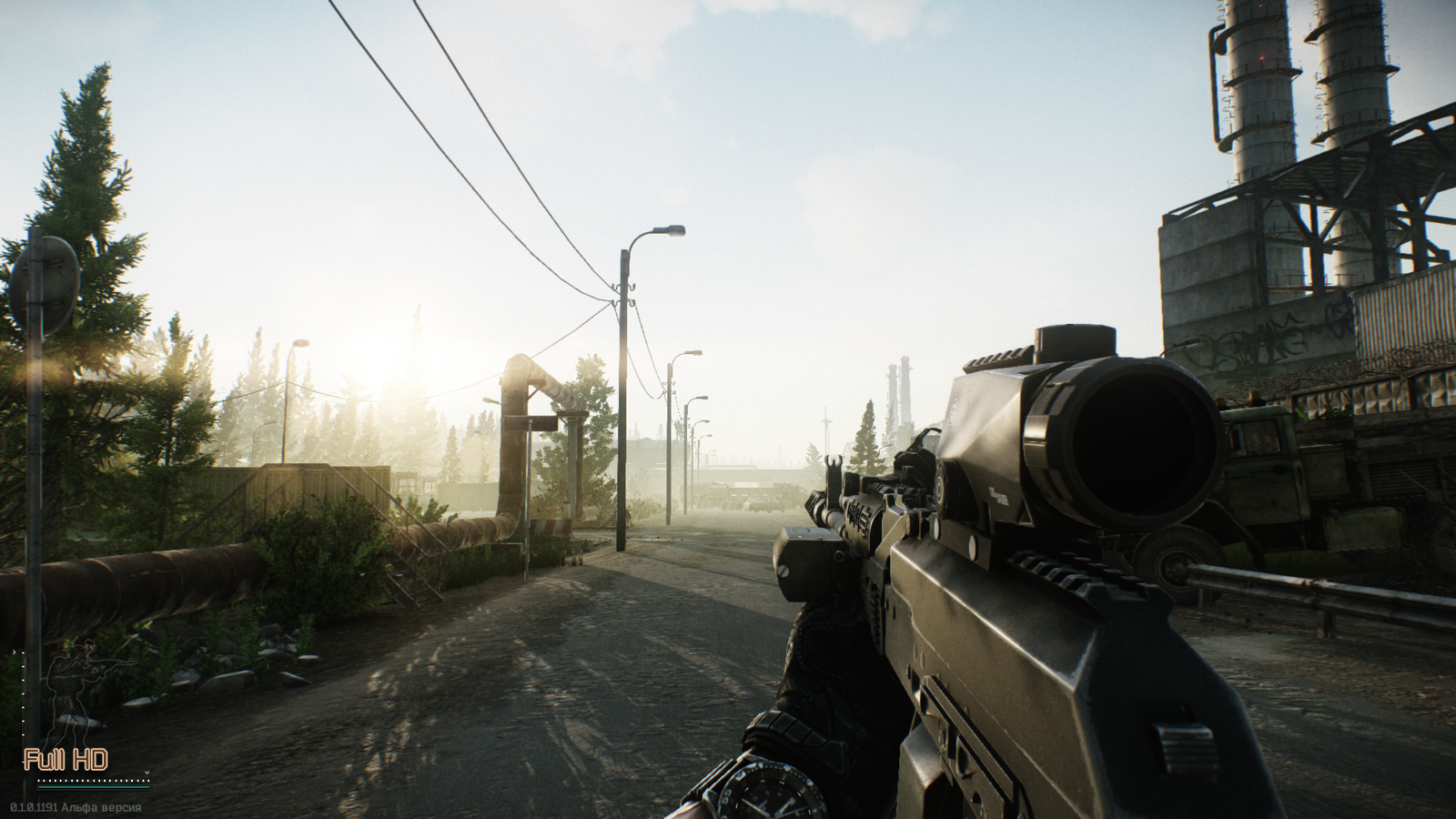 Graphics in Escape From Tarkov - My, Escape From tarkov, Terminator, Eft, Escape from Tarkov, Pete, Longpost