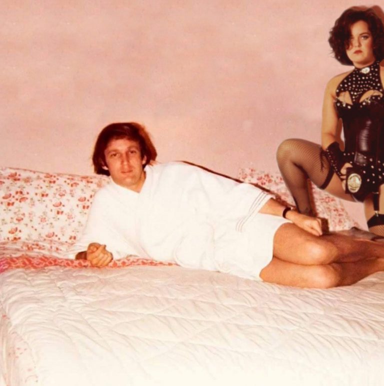 Bath president. Young Trump in a bathrobe got into a photoshop battle. - Donald Trump, The president, USA, , Humor, Longpost, GIF, Robe