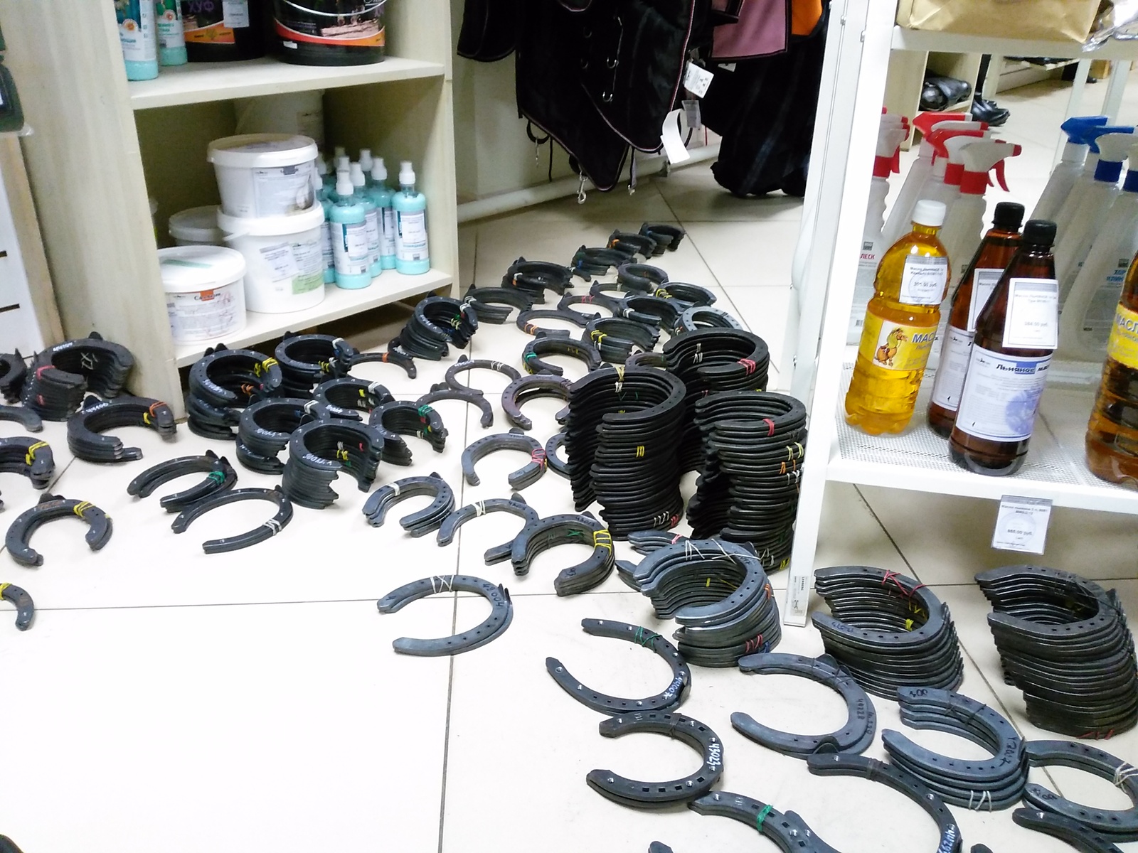 Today I did an inventory of horseshoes in the store. - My, Horses, Horseshoe, Longpost