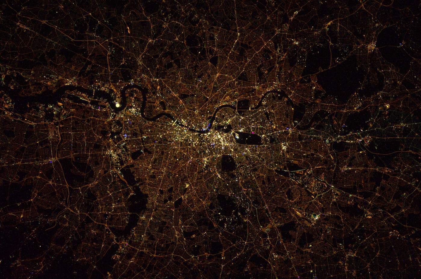 Night cities of the world, view from the ISS - Space, Town, Night city, ISS, Longpost