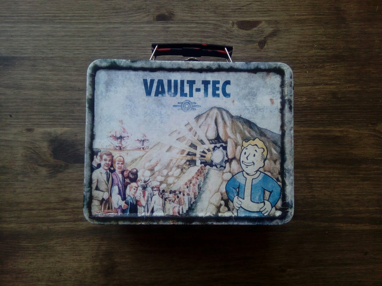 DIY fallout lunchbox - My, , Fallout, Lunchbox, With your own hands, My, Presents, Longpost