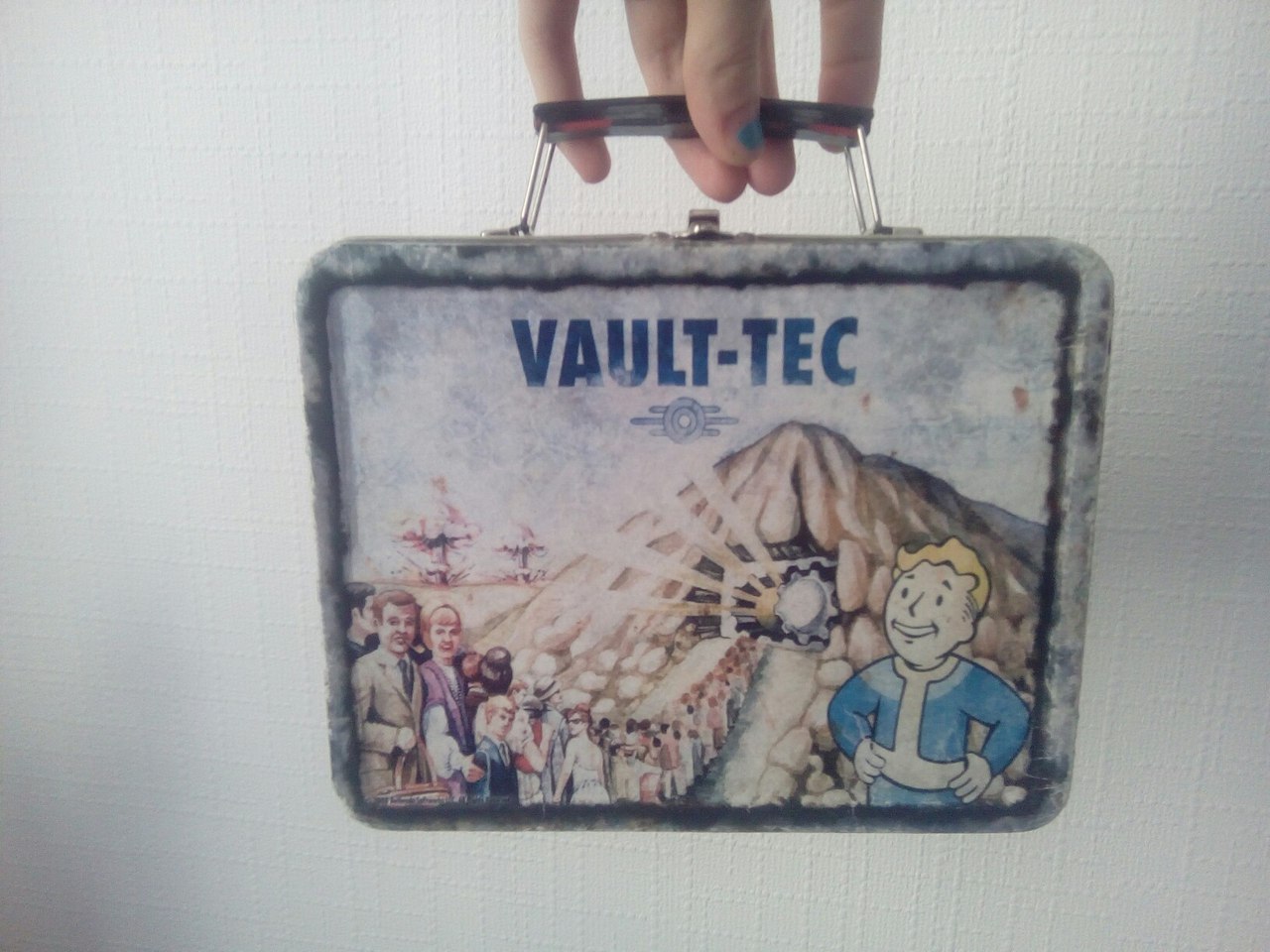 DIY fallout lunchbox - My, , Fallout, Lunchbox, With your own hands, My, Presents, Longpost