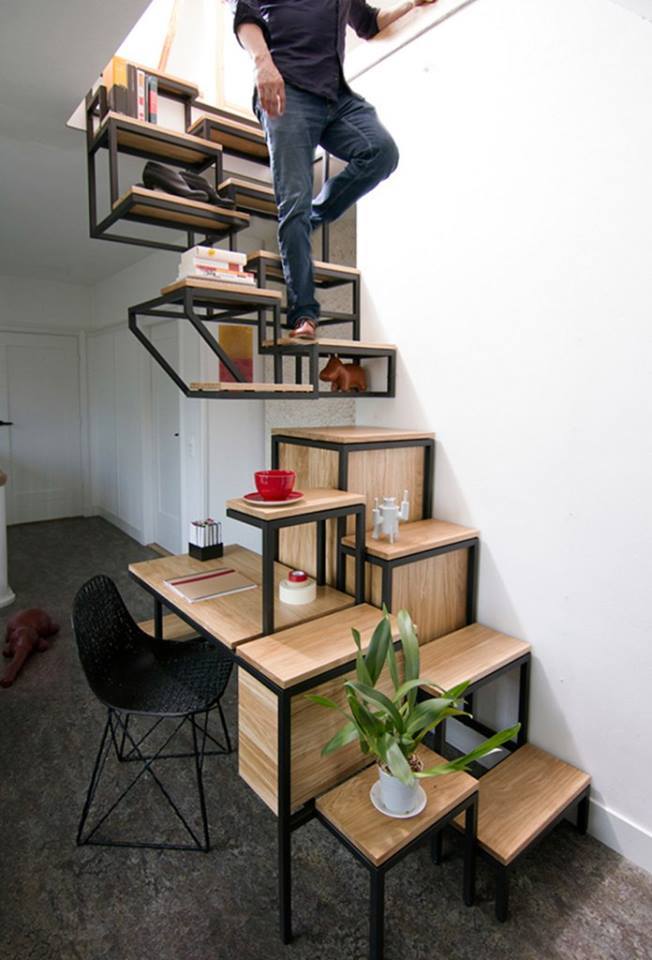 Stairs must be practical - Stairs, Practicality, The photo, Longpost