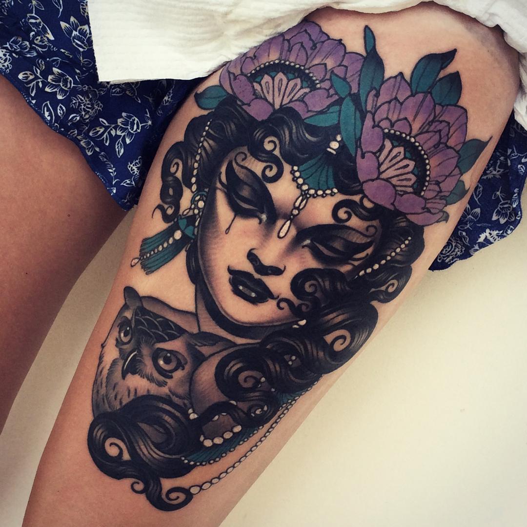 Emily Rose | She's done. #tattoo #tattoos #tattooed #ink #inkedup  #tattooartist #tattooartists #tattooist #paint #painting #acrylic  #acrylicpainti... | Instagram