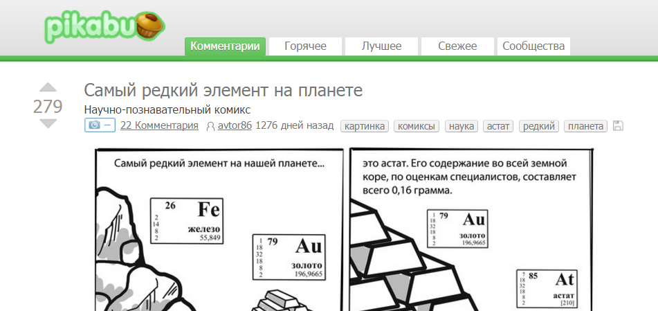 Pikabu повсюду - Химия, Астат, Пикабу, Google, Картинки