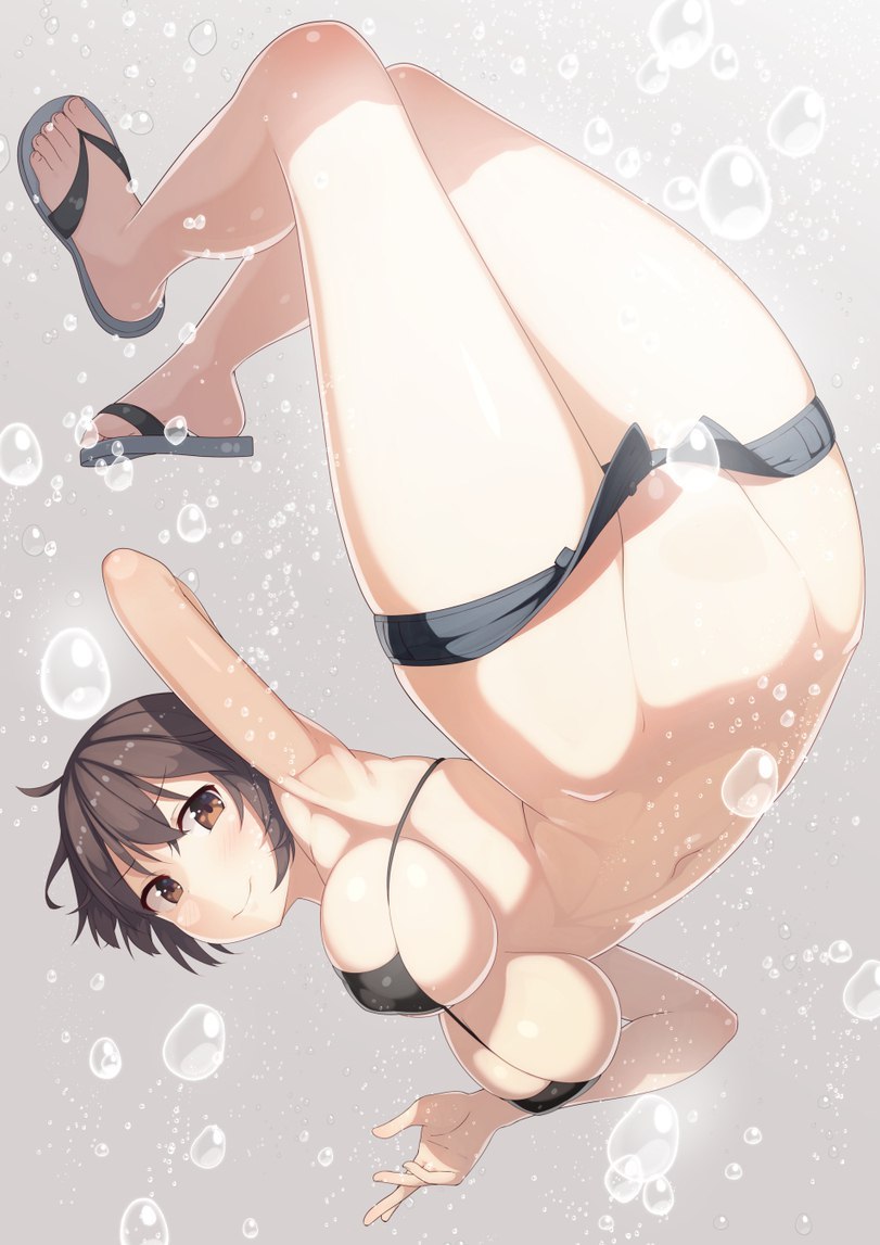 How big are the bubbles? - NSFW, Art, Anime, Etty, Anime art, Anime original