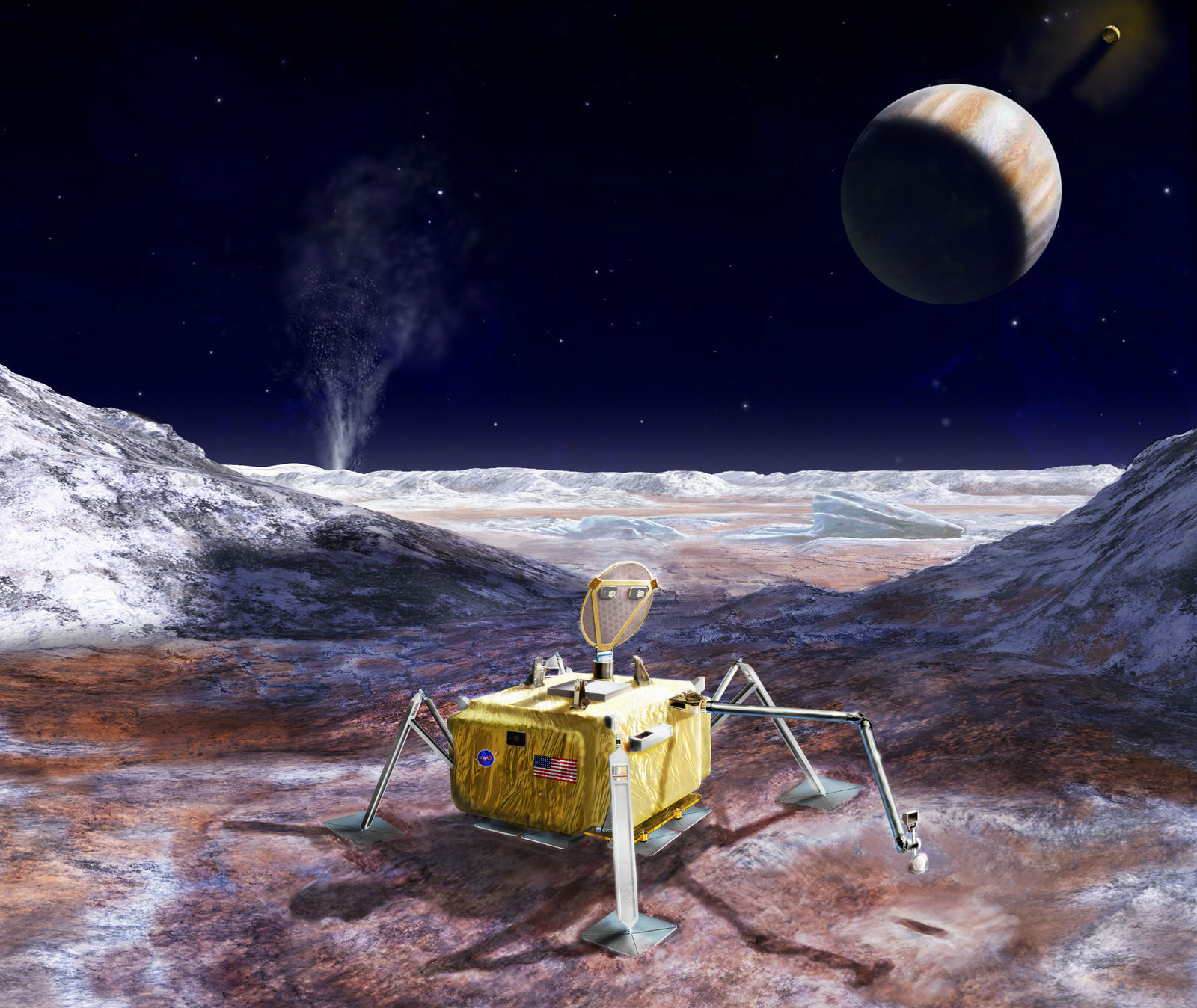 Mission Europe: NASA to send rover to Jupiter's icy moon - Space, Jupiter, Europe, Satellite, NASA, Longpost