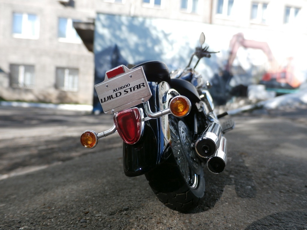 Yamaha XV1600 RoadStar - Моё, Мотомоделизм, Долгострой, Длиннопост, Tamiya, Масштабная модель, Мото