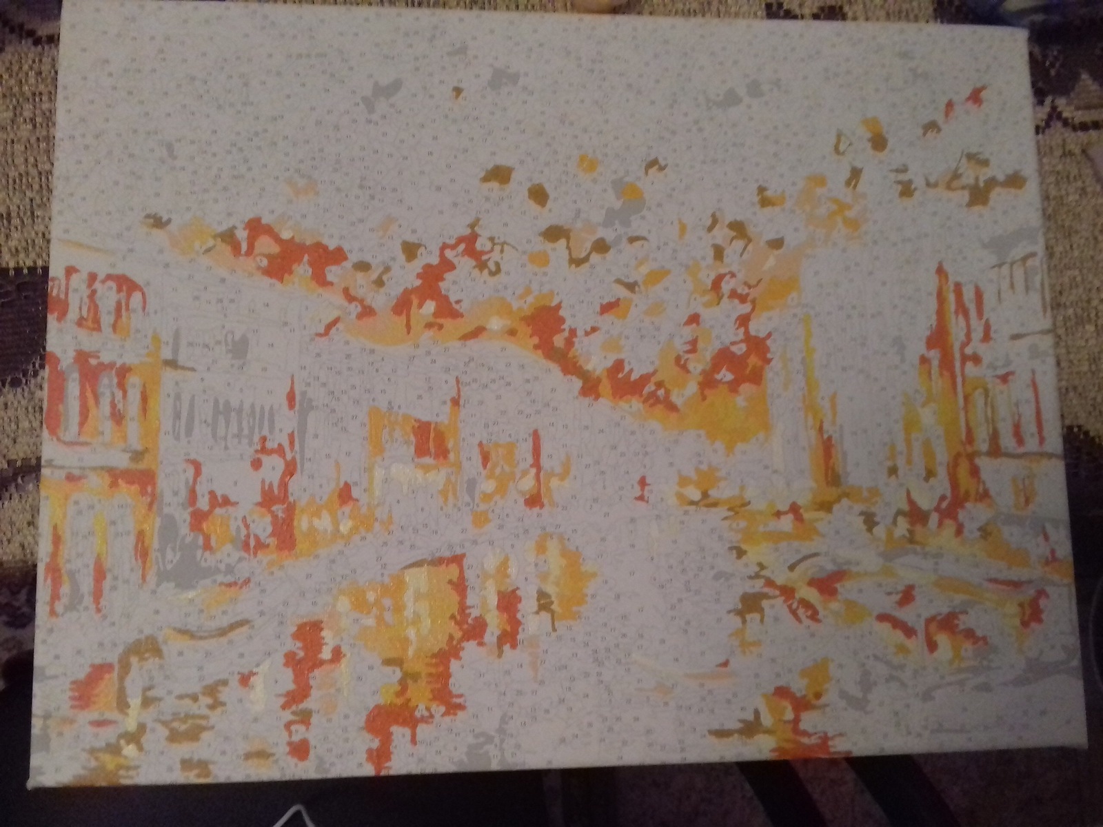 Hurrah!)) Completed another picture)) - My, Creation, Enthusiasm, Hobby, Paintings by numbers, Brightness, Venice, Longpost