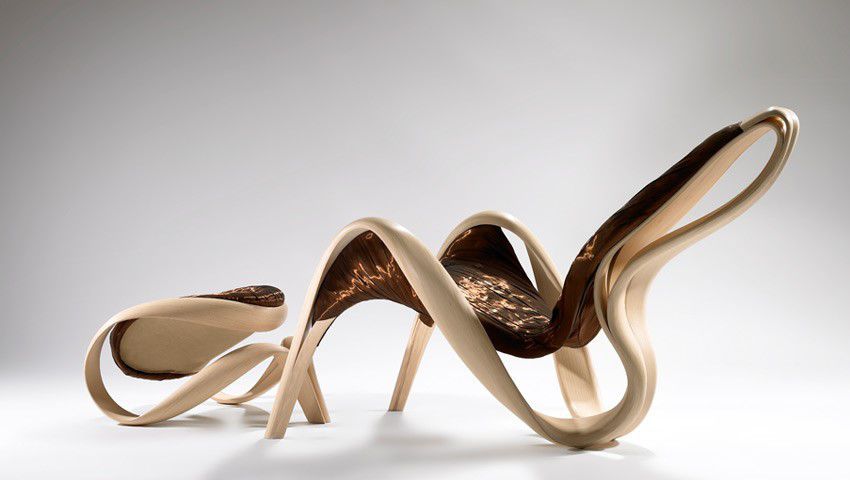 Continuing the theme of the graceful curves of wooden products - Furniture, Tree, Art, Longpost