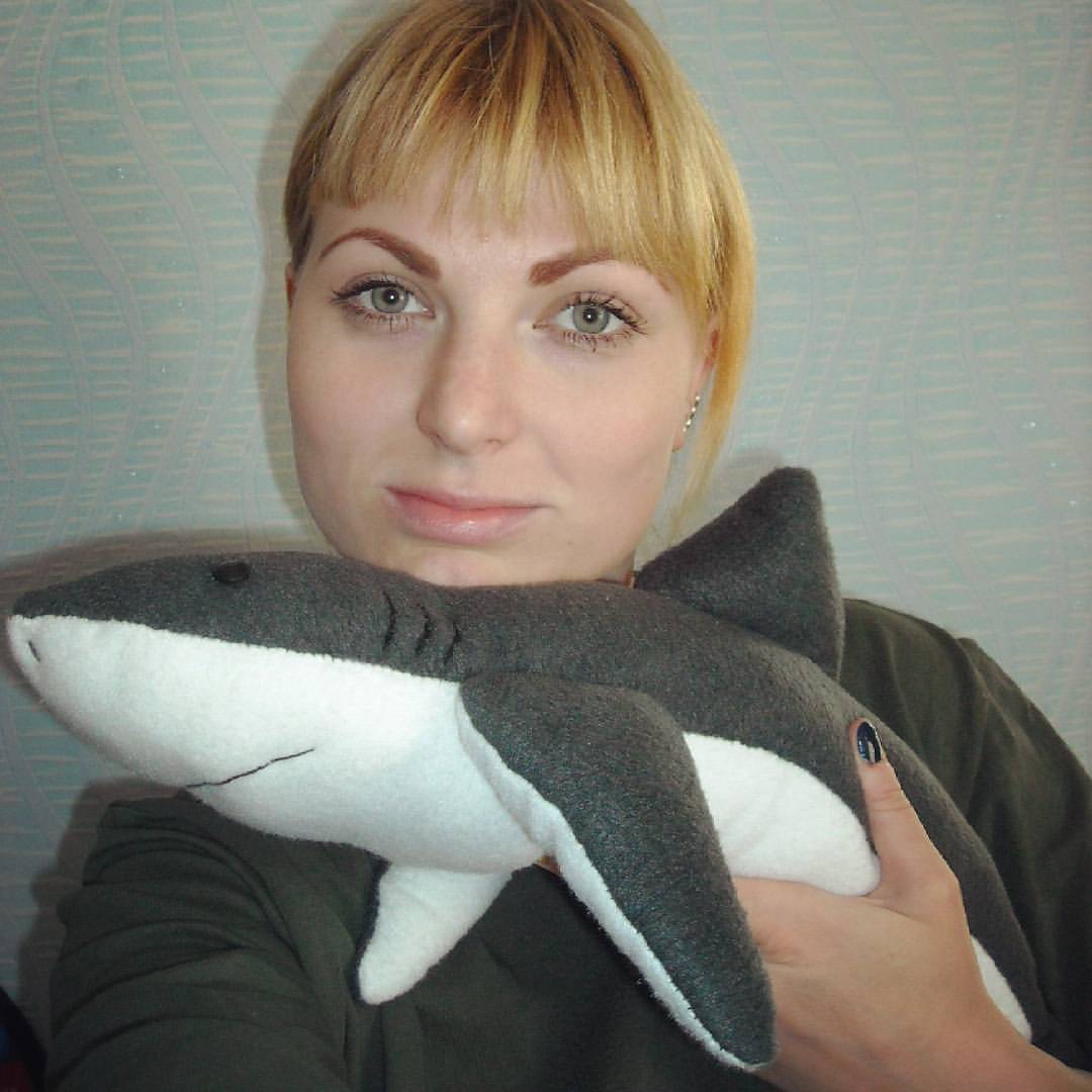 Kateyka I)) - My, It's me, New girl, Knitting, Sewing, Shark