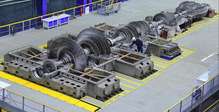 Ural Turbine Works produced the world's largest new generation cogeneration turbine - Russia, news, Turbine, Production, Longpost