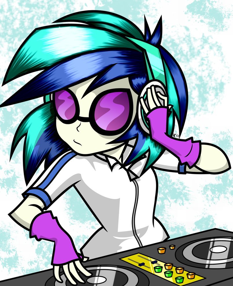 Vinyl Scratch (Rainbow Rocks Credits) - My Little Pony, Vinyl Scratch