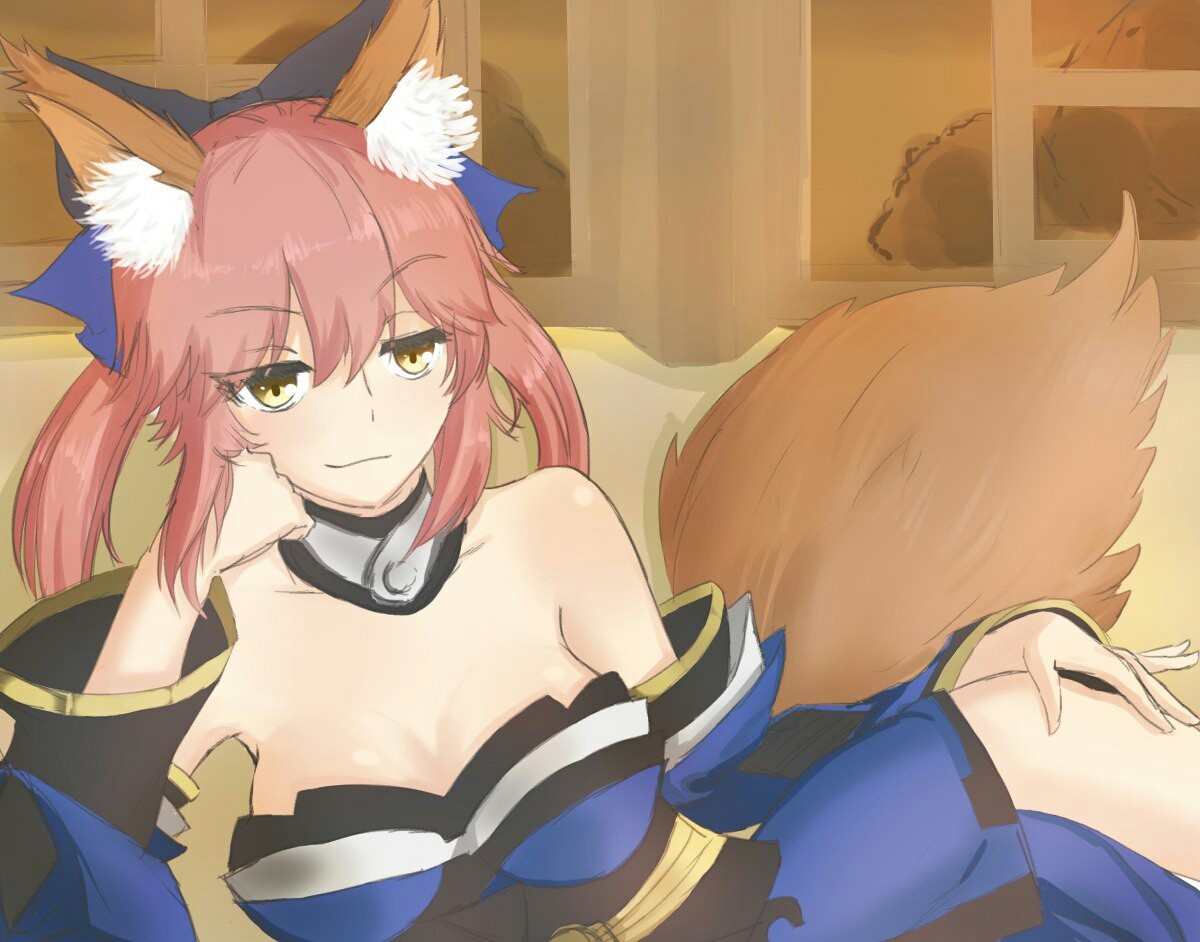 Tamamo no mae - Anime, Anime art, Fate, Tamamo no mae