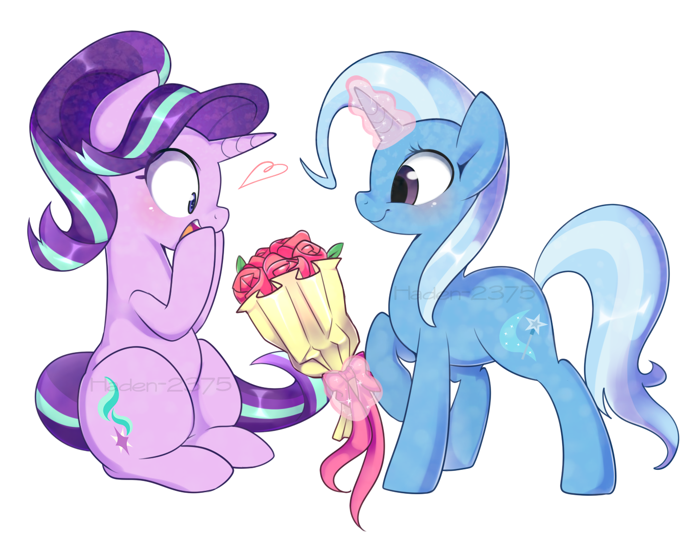 StarTrix by Haden-2375 - My Little Pony, Startrix, Starlight Glimmer, Trixie, Шиппинг, MLP Lesbian