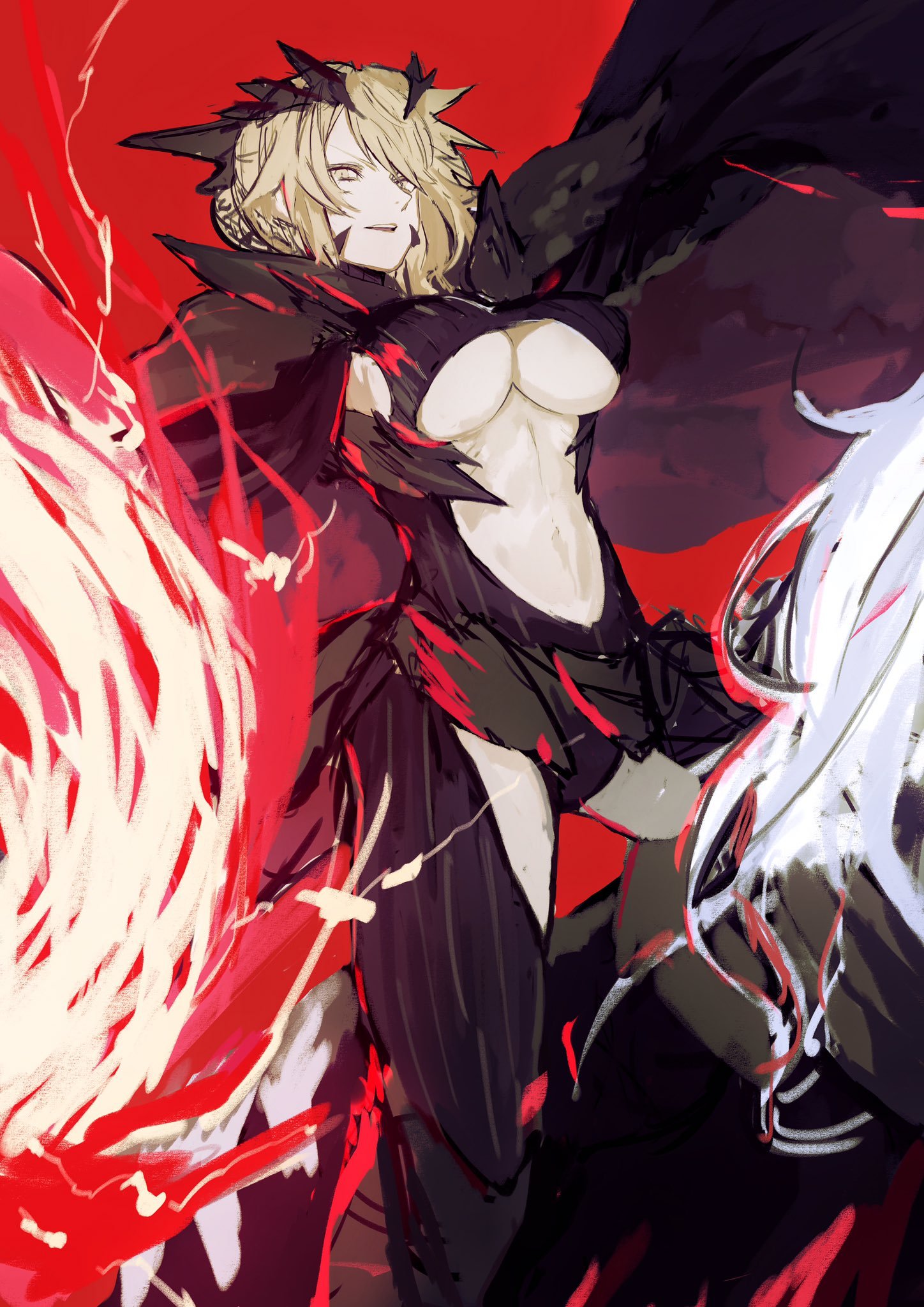 End of the World - Аниме, Anime Art, Fate, Fate Grand Order, Saber, Saber Alter, Kouzuki kei