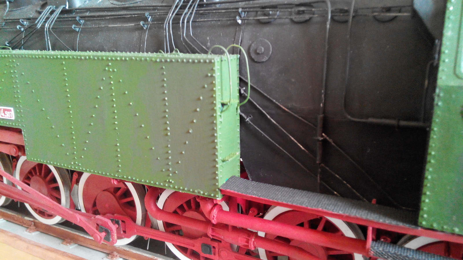 HCP 1-6-2 Bulgar made of cardboard - My, Locomotive, Models, Cardboard, Modeling, Longpost