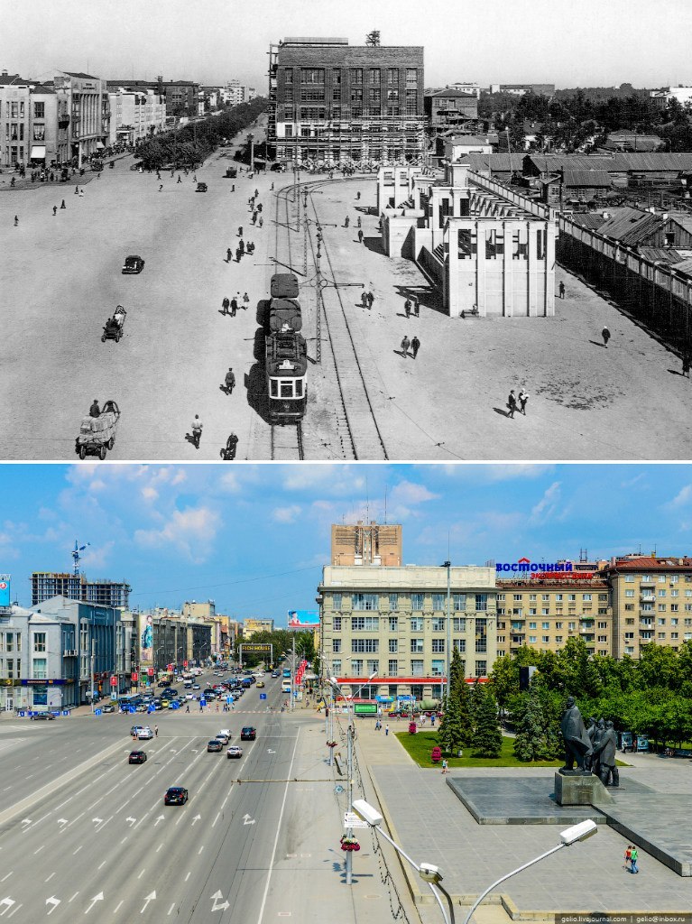 Novosibirsk. Then and now. - Novosibirsk, It Was-It Was, Story, The photo, To be continued, Longpost