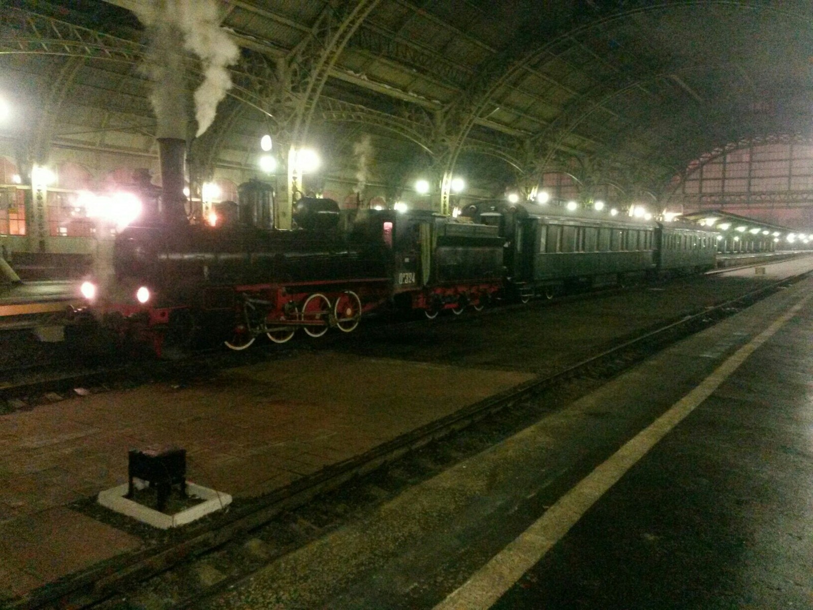 Choo-choo steam locomotive) - My, Locomotive, Vitebsk railway station, Saint Petersburg, The photo