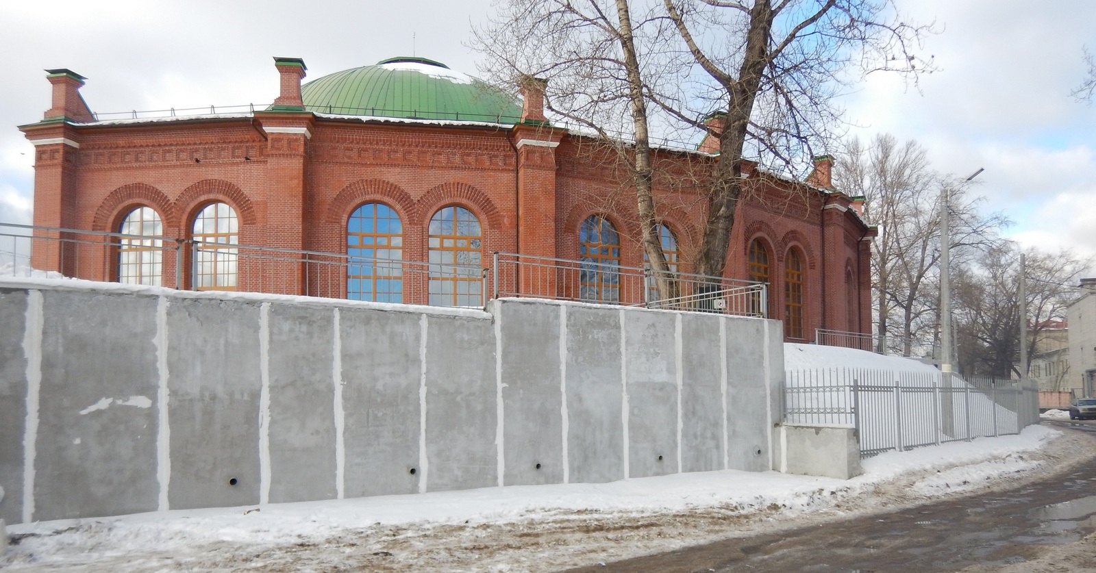 Убраны временные ограждения Кругового депо Николаевской железной дороги - Моё, Фотография, Москва, Культурное наследие, Железная Дорога, Реконструкция, РЖД, Здание, Длиннопост