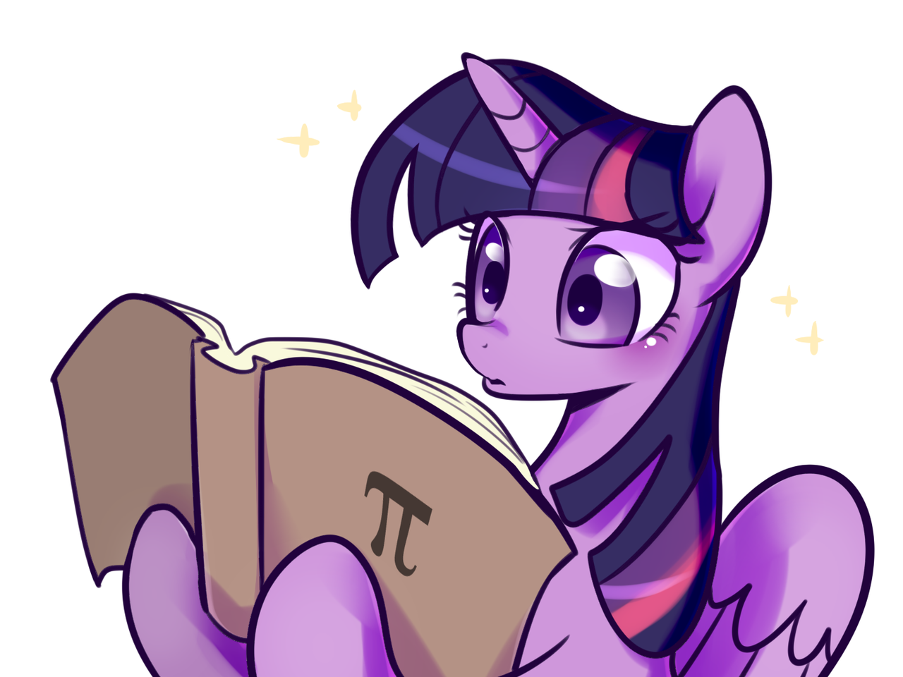 Studying! - My little pony, Twilight sparkle, PonyArt, , Tag