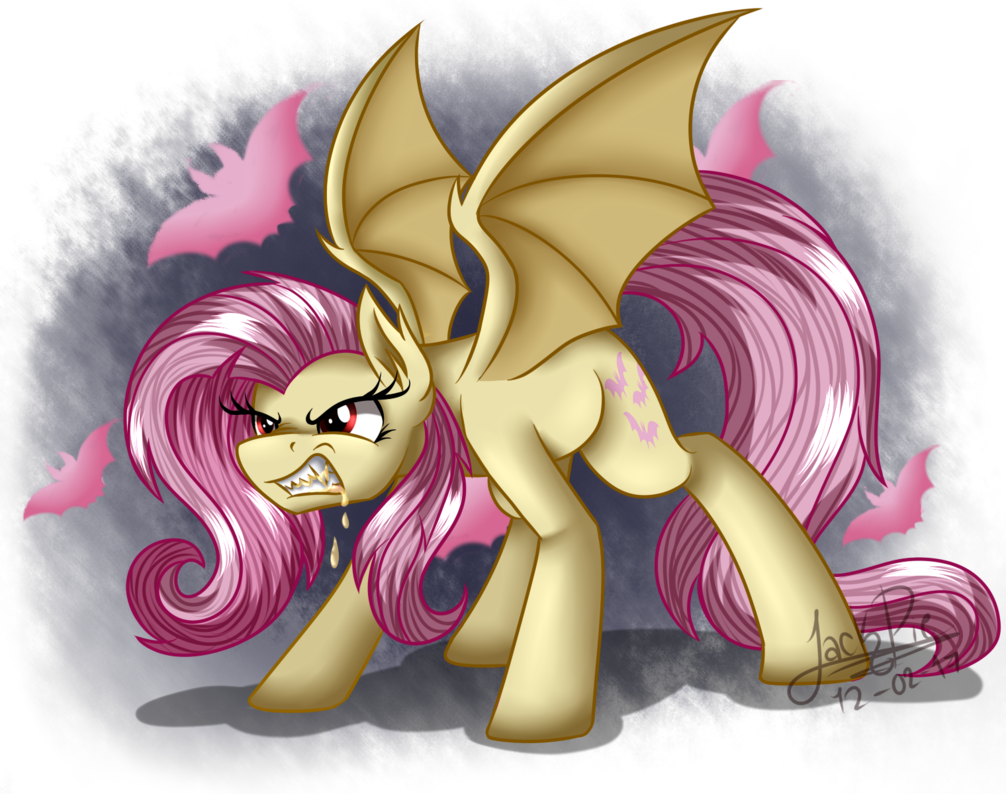 Flutterbat - My little pony, PonyArt, Fluttershy, Flutterbat