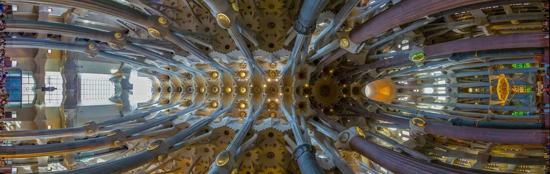 Vertical panoramas of church ceilings - Панорама, Church, The photo, Temple, , Ceiling, Longpost