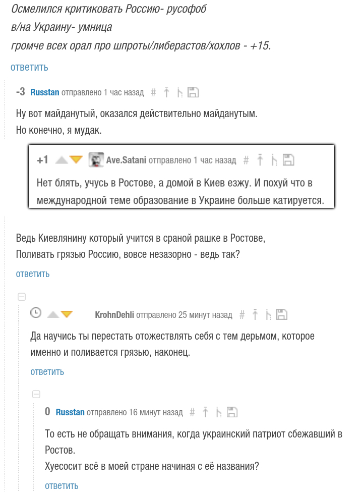 And, what do you think - is it normal when all sorts of Balts / Ukrainians mow down like local Russians and exacerbate the background of discontent in posts? - Politics, Comments, Russia, Provocateurs, Peekaboo, Mat, Question