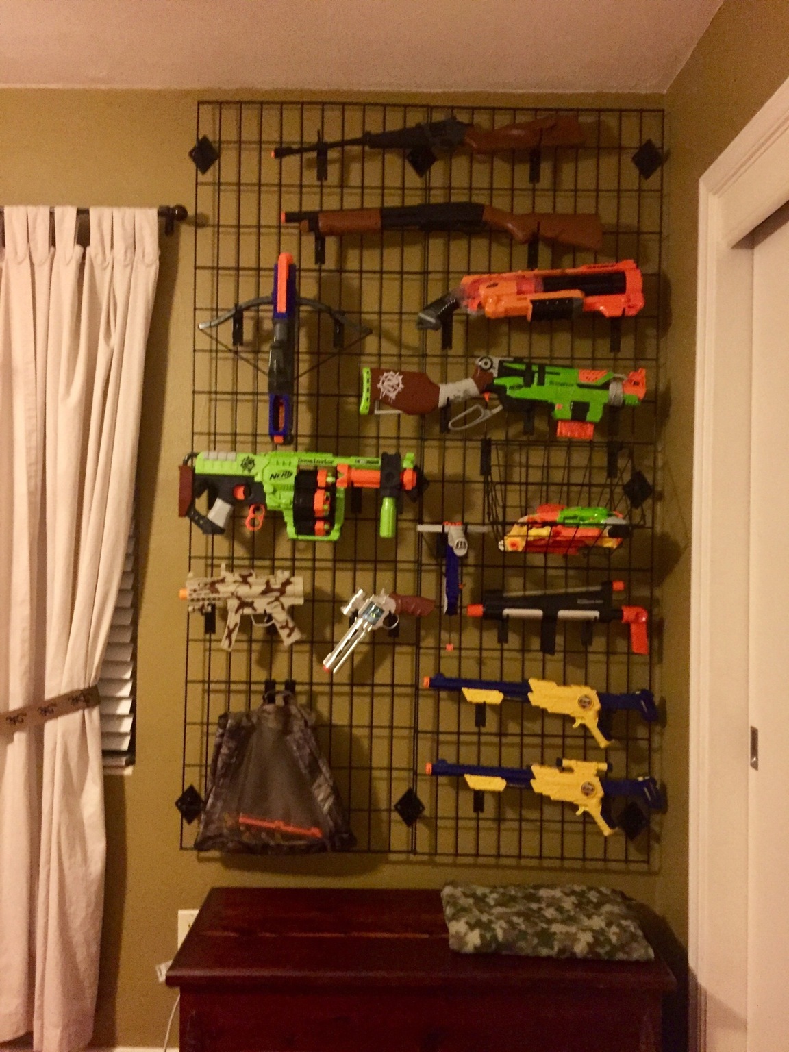 My 8 year old brother's room - Children, Room, Weapon, The photo