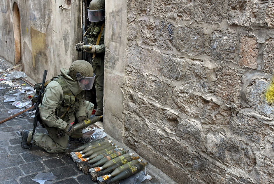 Everyday life of Russian sappers in Aleppo - Russia, Syria, Aleppo, Ministry of Defense of the Russian Federation, Sapper, Work, Longpost, Ministry of Defence