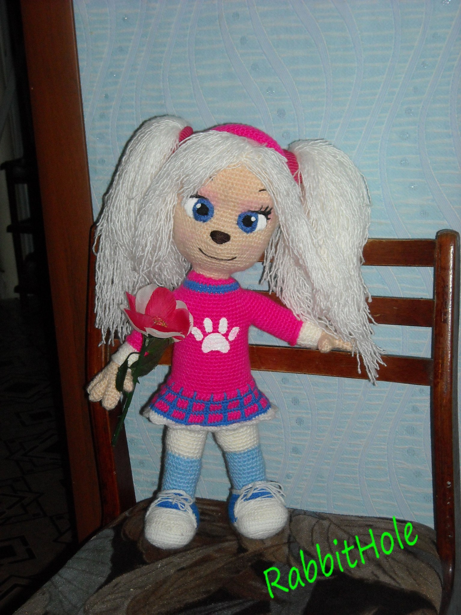 My Barboskins)) - My, Barboskins, the Rose, Friends, Children, Elizabeth, Cartoons, Longpost, Knitted toys