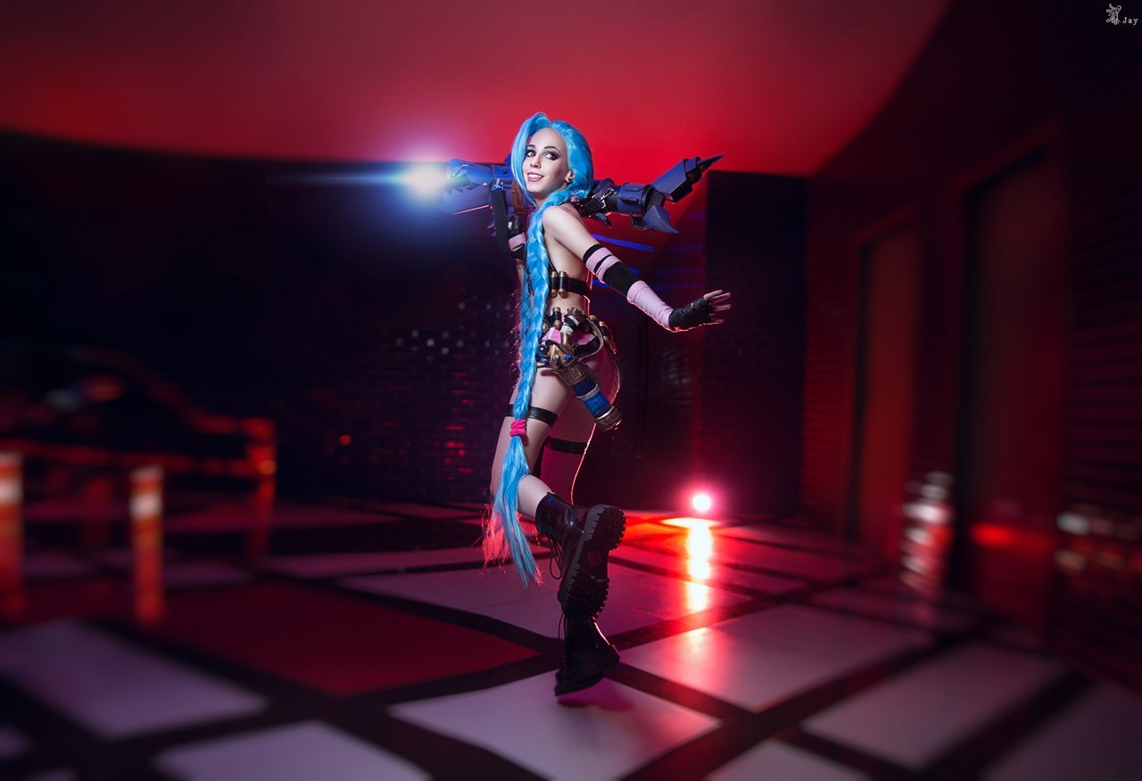 Косплей Jinx - Девушки, Косплей, Длиннопост, Jinx, League of Legends